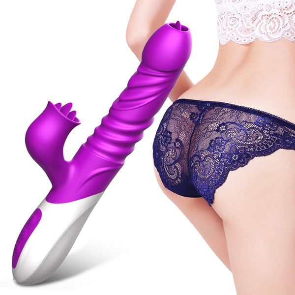 Wibrator-Silicone Vibrator Usb 10 Function And Thrusting Function / Heating zdjęcie 13