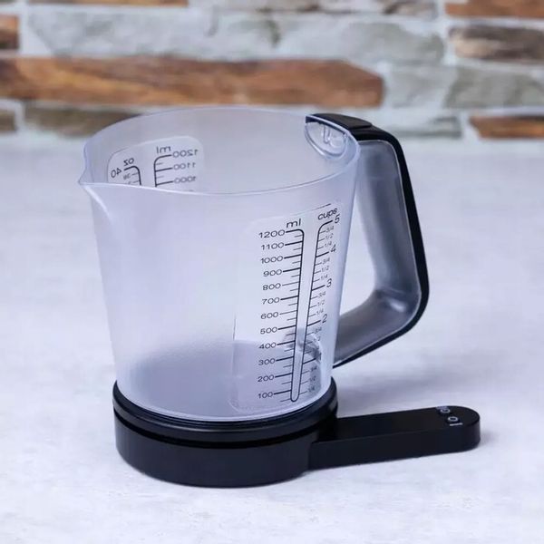 Elektroniczna waga kuchenna z KUBKIEM 1200ml 1g / 5kg KINGHOFF KH-1829 zdjęcie 6