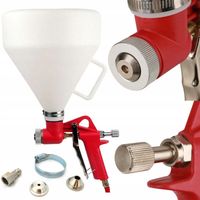 Pistolet do tynkowania ścian tynkarski pneumatyczny 5,5L 4-8 bar Silver