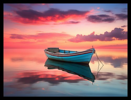 Plakat 40x30cm Spokój przed Połowem na Arena.pl