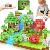 KLOCKI MAGNETYCZNE KONSTRUKCYJNE KOSTKI 3D SZEŚCIANY ZESTAW ŚWIETNY PREZENT