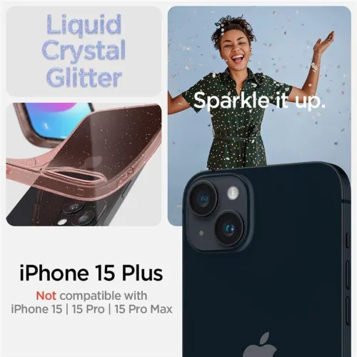 etui spigen liquid crystal glitter na iphone 15 plus na Arena.pl