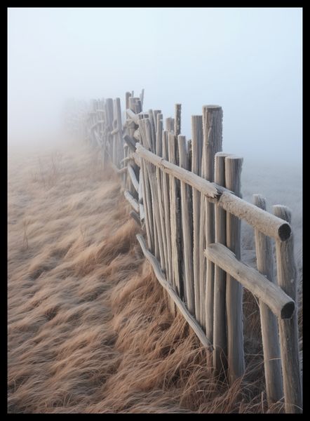Plakat 40x55cm Mgła nad Wydmami zdjęcie 2