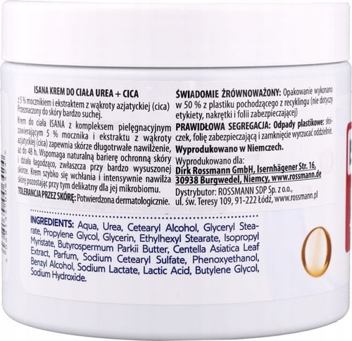ISANA KREM DO CIAŁA CICA UREA 400 ML na Arena.pl