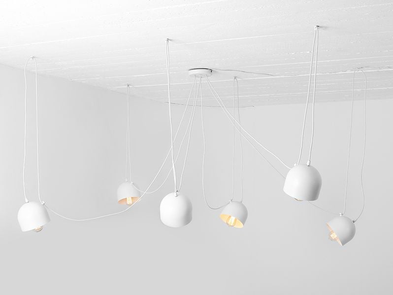 Lampa wisząca POPO 6 – biały zdjęcie 3