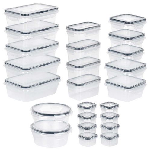 zestaw 24 pojemników na żywność z pokrywami i uszczelkami 229159 na Arena.pl