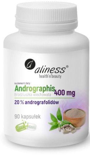 Aliness Andrographis 400 mg (20%) 90 kaps. zdjęcie 1