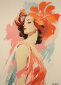 Plakat 64x90cm Kwiatowa Melodia