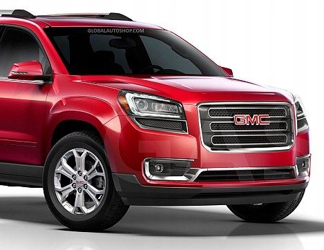 GMC Acadia - Chromowane Listwy Grill Chrom Atrapy Zderzaka Tuning zdjęcie 2