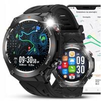 SMARTWATCH MĘSKI GPS MENU PL WODOODPORNY SPORT SMART WATCH ROZMOWY PULS BP
