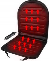 MATA PODGRZEWANA NA FOTEL SAMOCHODOWY 12V REGULATOR TEMPERATURY GREWCZA