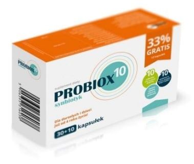 PROBIOX 10 probiotyk ODPORNOŚĆ jelita 40 kaps zdjęcie 1