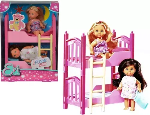 Evi. Lalki z piętrowym łóżkiem na Arena.pl