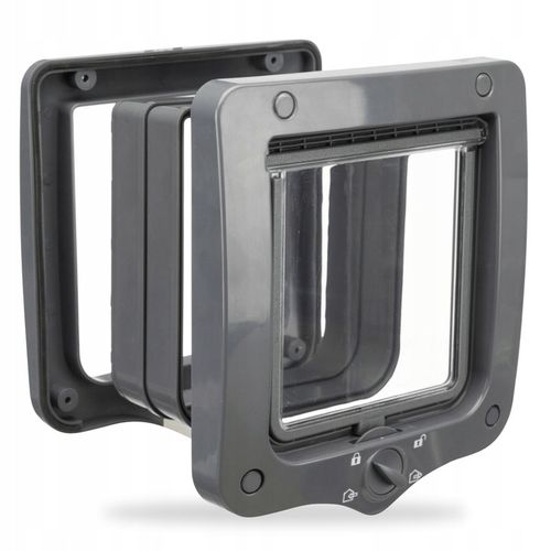 DRZWICZKI DRZWI WAHADŁOWE z TUNELEM dla KOTA Psa TRIXIE 4-Way 20x22cm na Arena.pl