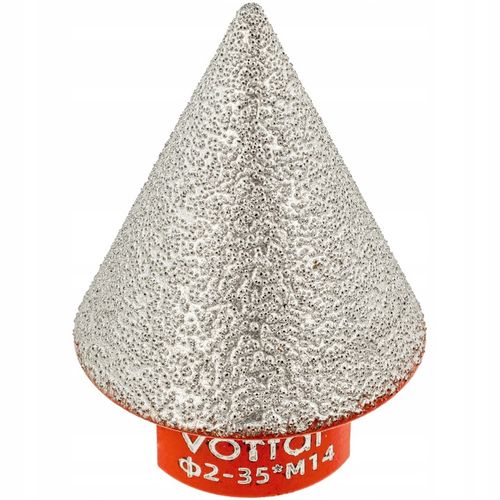 TARNIK FREZ STOŻKOWY OTWORNICA DIAMENT STOŻEK SZLIFOWANIA GRESU M14 2-35 na Arena.pl