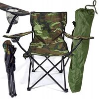 KRZESŁO WĘDKARSKIE SKŁADANE ROZKŁADANE TURYSTYCZNE NA RYBY DLA WĘDKARZA XXL