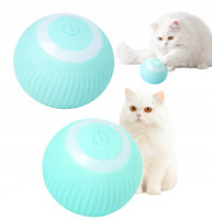Zabawka dla kota psa interaktywna piłka uciekająca do samodzielnej zabawy