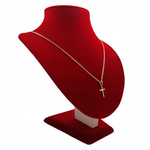 ZŁOTY ŁAŃCUSZEK+KRZYŻYK PREZENT NA CHRZEST KOMUNIĘ DLA CHŁOPCA DZIEWCZYNKI na Arena.pl