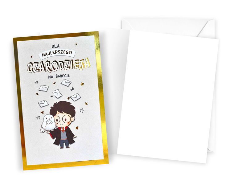 karnet Ogólne życzenia (Harry Potter) DHS-018 zdjęcie 1