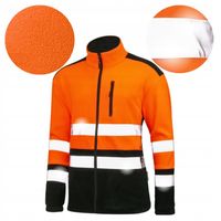 POLAR ROBOCZY męski odblaskowy Bluza Polarowa męska ostrzegawcza Ocieplana