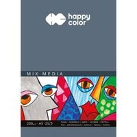 blok mix media, art, a5/25k 200g, happy color