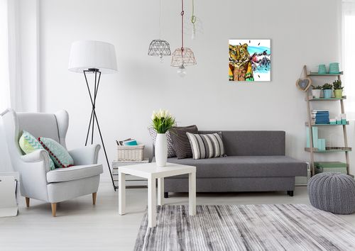 Zegar Ścienny - Tygrys Elegant - 40X40 Cm - C3Ac40X40-3210 na Arena.pl
