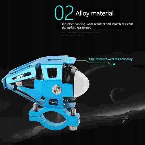 2 X Dalekosiężny Halogen U5 Mini+Włącznik 5W Black na Arena.pl