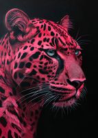 Plakat 39,5x55cm Szkarłatny Jaguar