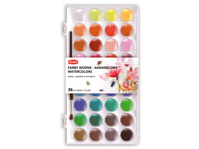 Farbki wodne, paleta zdjęcie 1