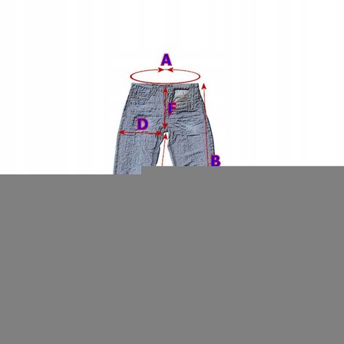 Spodnie regular fit pas 82cm RDS 30/34 -1868 na Arena.pl