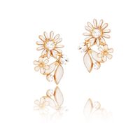 kolczyki kwiatuszki z kolekcji wedding dream (p8155au)