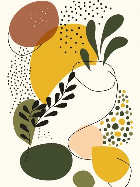 Plakat 60x80cm Botaniczne Impresje zdjęcie 1