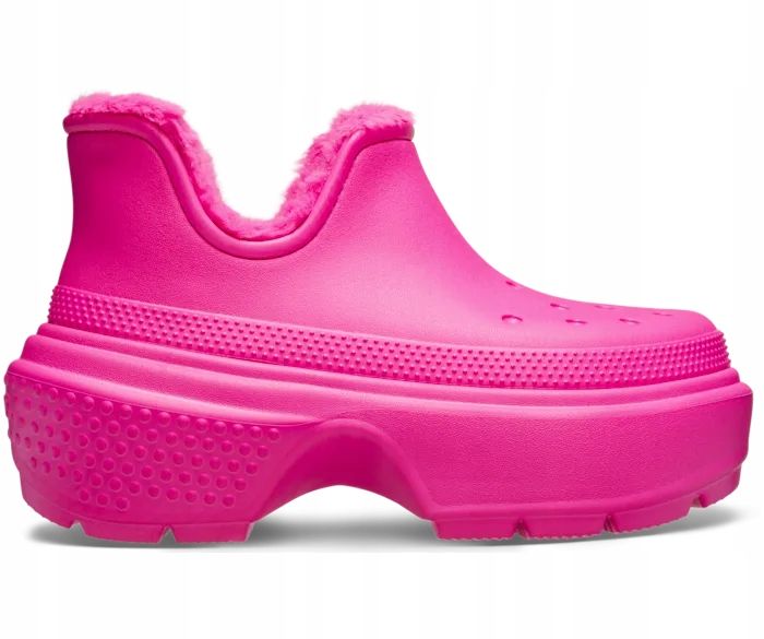 Crocs Damskie Ocieplane Botki Na Platformie Stomp Lined Shorty Boot 41-42 zdjęcie 2