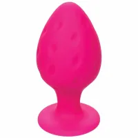 calexotics cheeky plug silikonowy rożowy s, wodoodporny