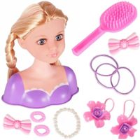 LT347 GŁOWA LALKI DO CZESANIA STYLIZACJI WŁOSÓW