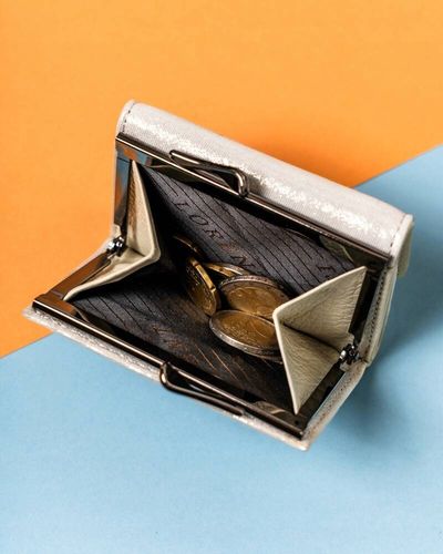 elegancki, mały portfel damski na zatrzask i bigiel - lorenti na Arena.pl