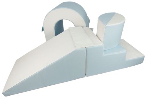 Mostek komplet 4 dużych klocków kształtek piankowych do żłobków przedszkoli na Arena.pl