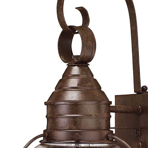 Latarenka ścienna do ogrodu HK-CAPECOD2-S Hinkley lampion brązowy zdjęcie 3