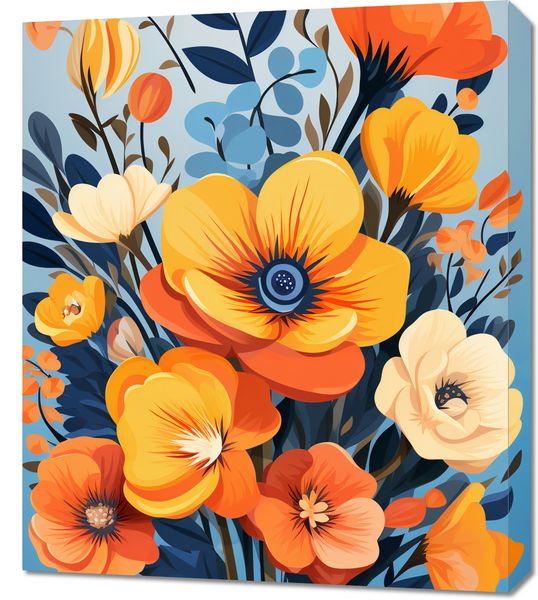 Obraz 60x70cm Kwiatowy Majestat zdjęcie 1