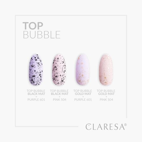 Claresa Top Bubble gold Matt No wipe -5g na Arena.pl