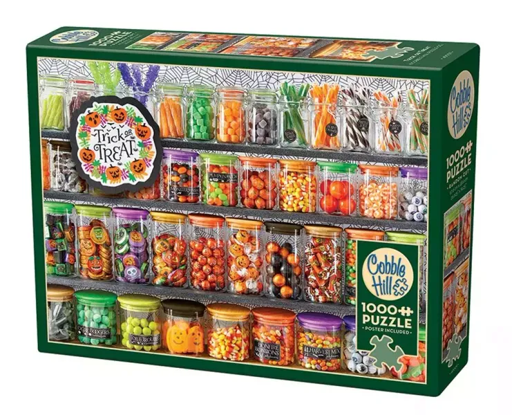 Puzzle 1000 Cukierek albo psikus zdjęcie 1