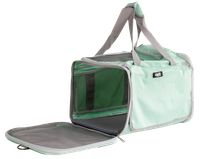 Transporter dla kota psa do 8 kg jasny zielony PETCARRIGE 45x30x30