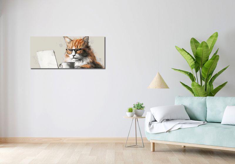 Obraz 100x40cm Nie przed Kawusią zdjęcie 2