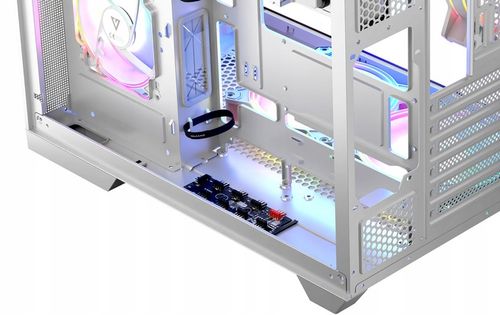Gamingowa obudowa MODECOM VOLCANO PANORAMA APEX ARGB 5F MIDI biała, 5×went. na Arena.pl