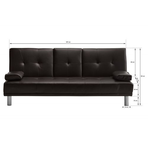 Sofa magnum brązowy na Arena.pl