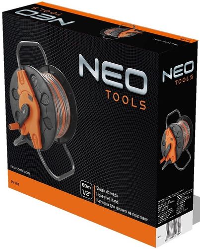 STOJAK NA WĄŻ OGRODOWY, TWORZYWO SZTUCZNE, DO 60 M WĘŻA 1/2" NEO TOOLS na Arena.pl