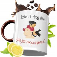 Kubek Bordowy Dla Fotografa Na Urodziny Prezent Z Nadrukiem Ze Zdjęciem
