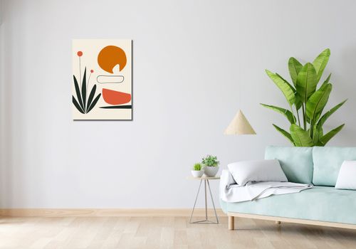 Obraz 50x70cm Abstrakcyjny Zen na Arena.pl