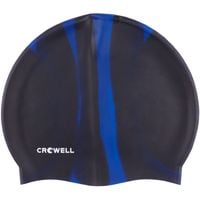 Czepek pływacki silikonowy Crowell Multi Flame czarno-niebieski