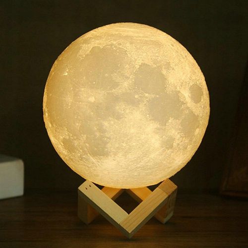 LAMPKA MARS NOCNA 3D LED MOON LIGHT DOTYKOWA na Arena.pl